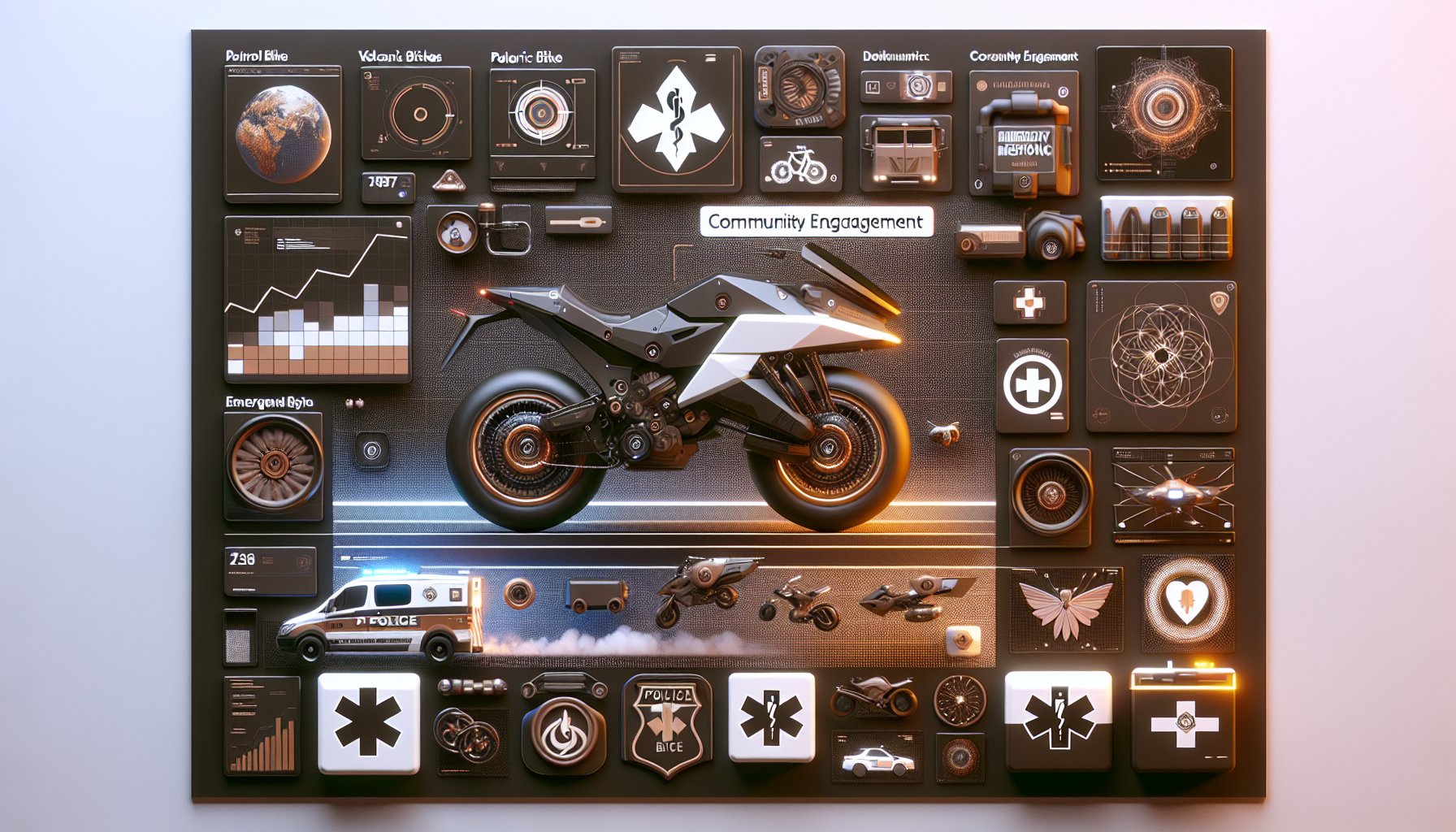 Patrol bikes enhance law enforcement response times through community engagement and emergency medical response innovations.