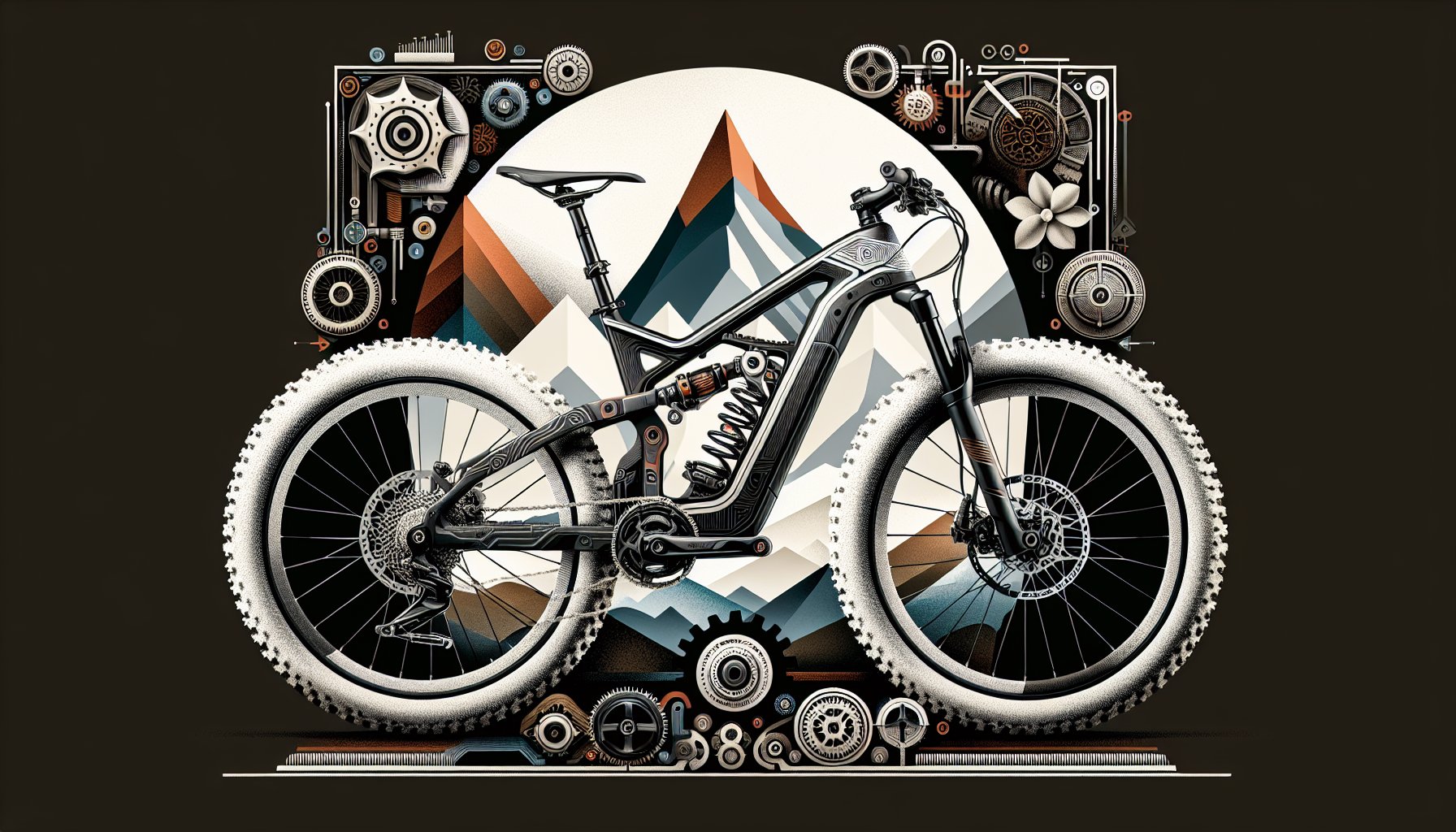 APB 29er E-Bike by Volcanic Bikes showcases advanced suspension technology for eco-friendly e-mountain biking.