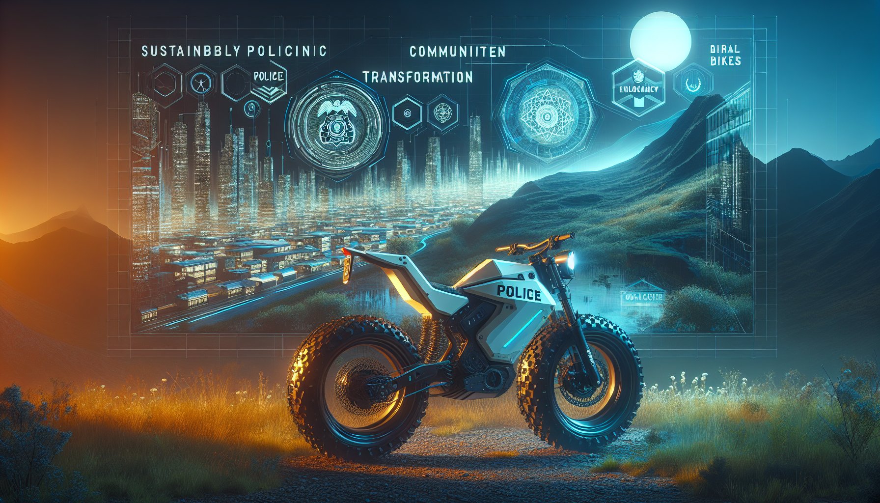 Lightweight Volcanic Bikes APB enhance community policing and transform law enforcement with sustainable patrol solutions.