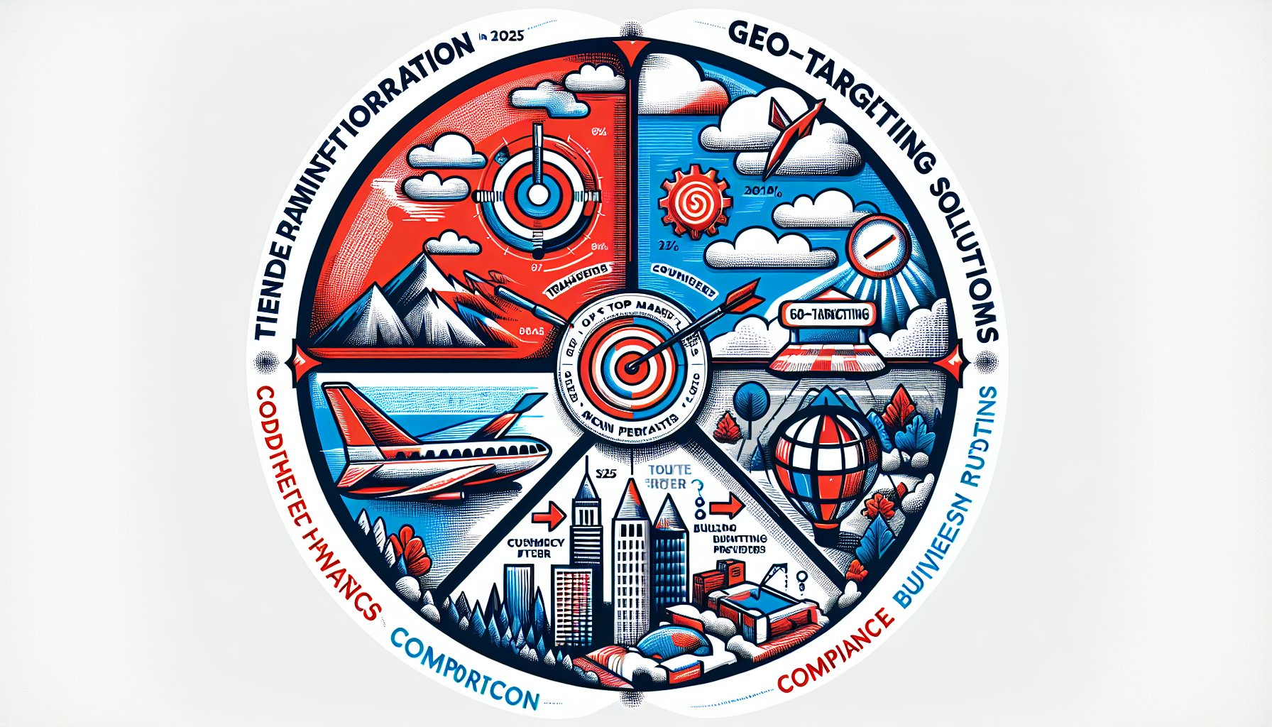 Comparison chart of geo-targeting solutions for 2025, focusing on precision marketing, consumer privacy, and personalized experiences.