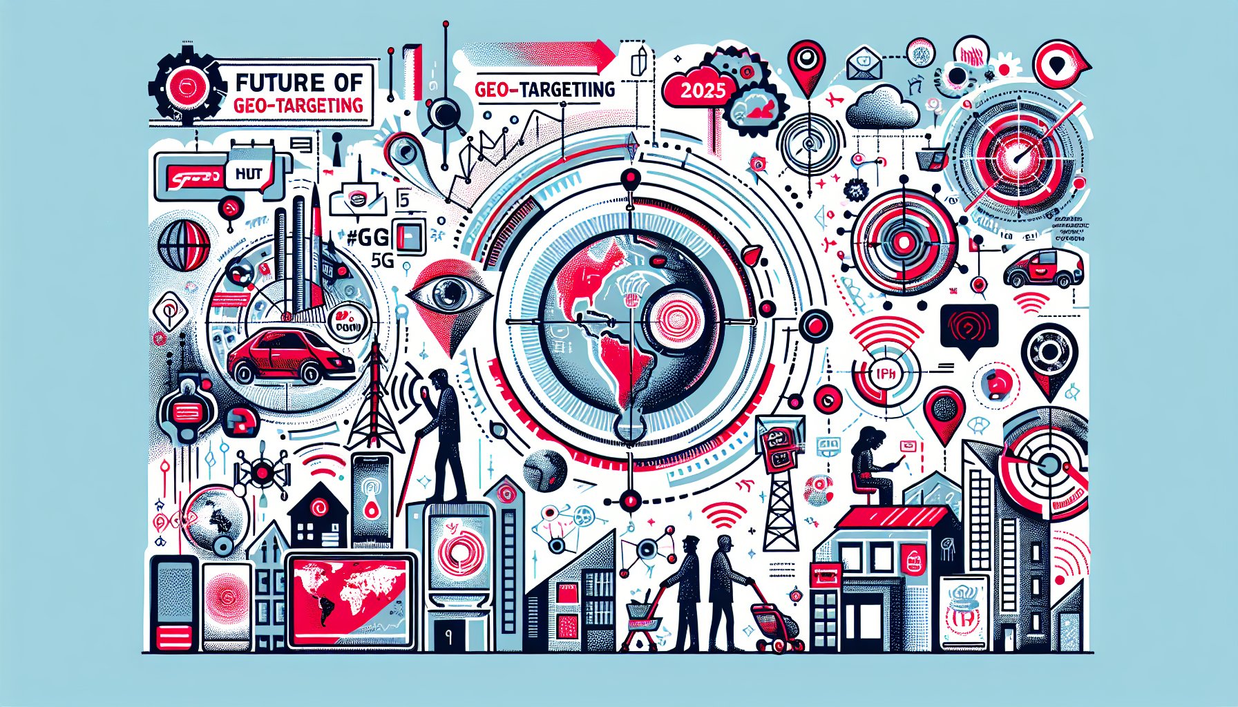 Future of geo-targeting in 2025: AI, machine learning, hyperlocal marketing, consumer privacy, and multichannel engagement insights.