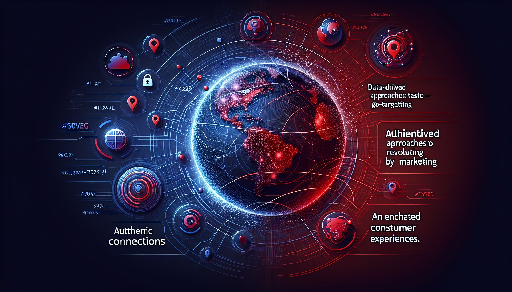 Infographic on 2025 geo-targeting trends: data-driven strategies, AI in marketing, and personalized mobile marketing insights.