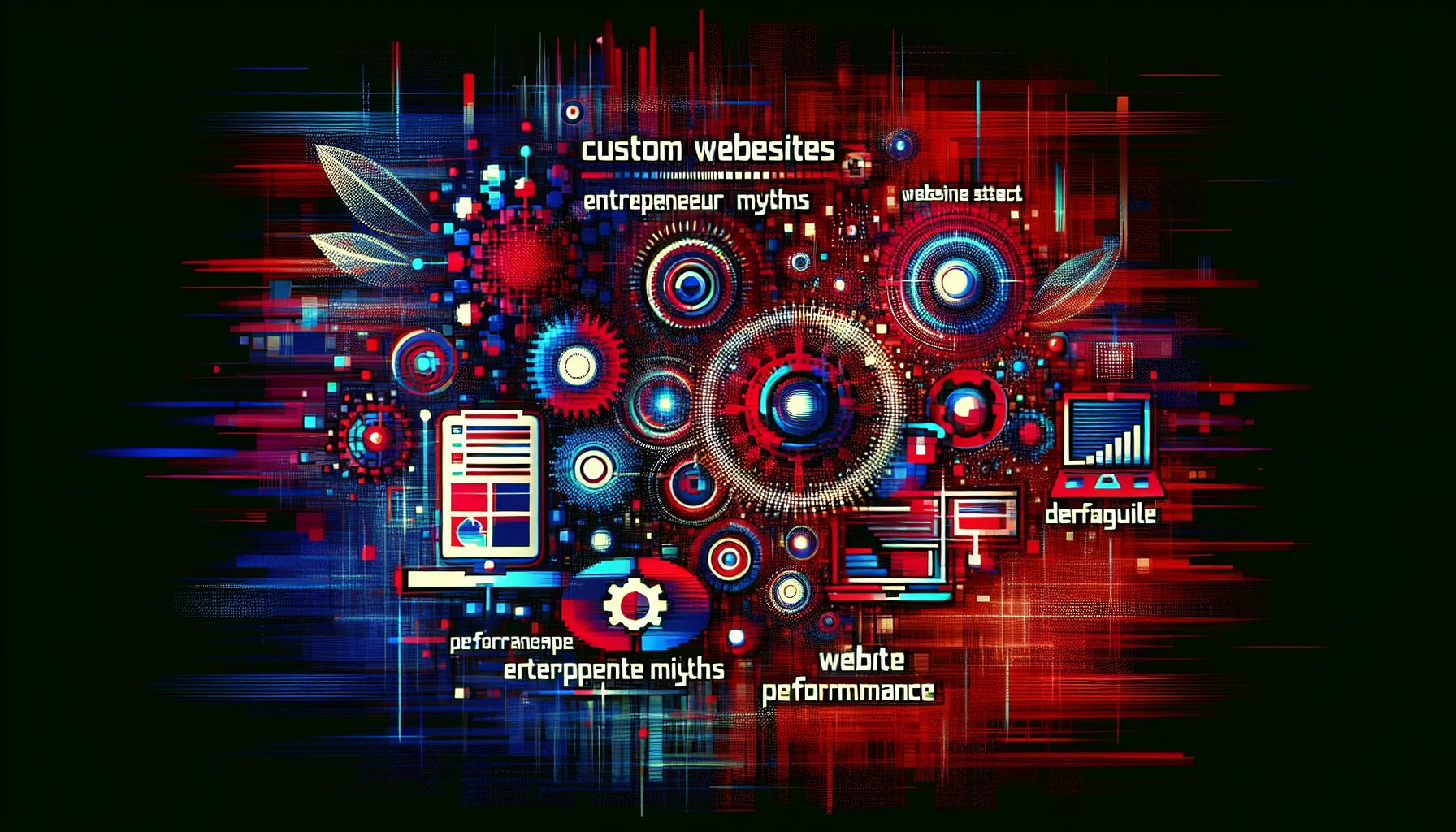 Custom websites vs. templates: debunking 5 myths that mislead entrepreneurs about performance and brand identity.