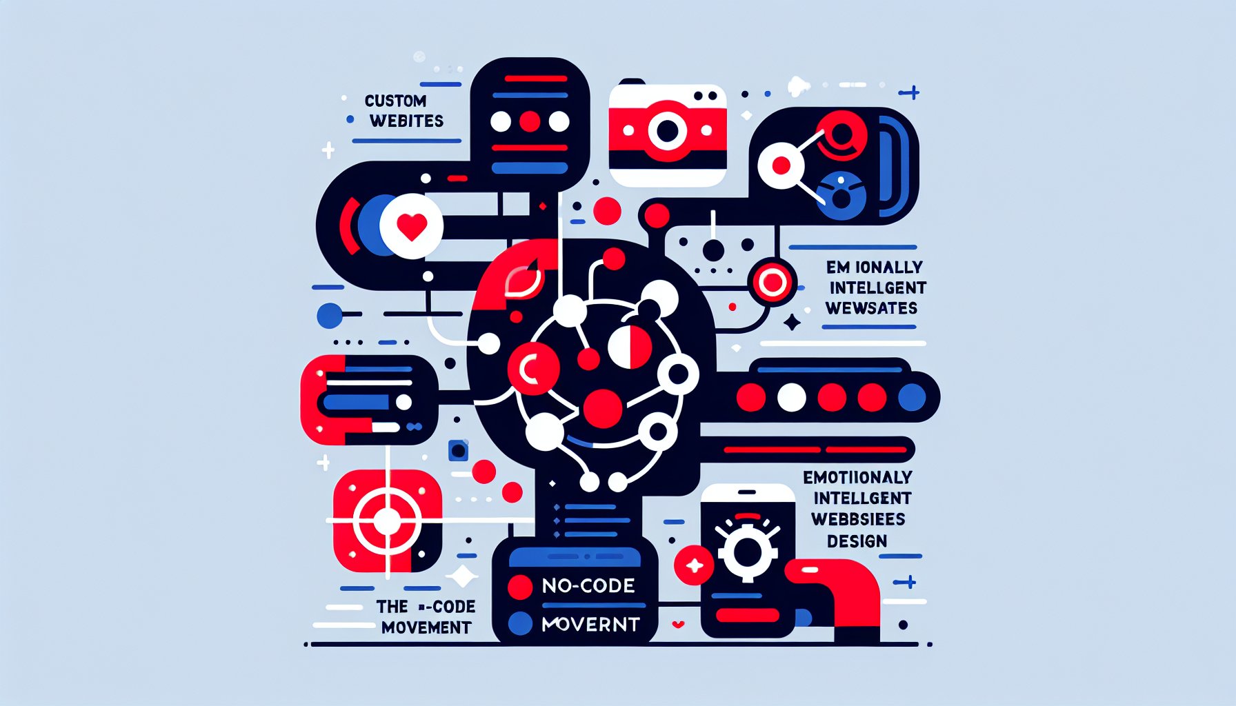 Trends for 2025: AI-driven design, emotionally intelligent websites, no-code movement, and mobile-first custom websites.