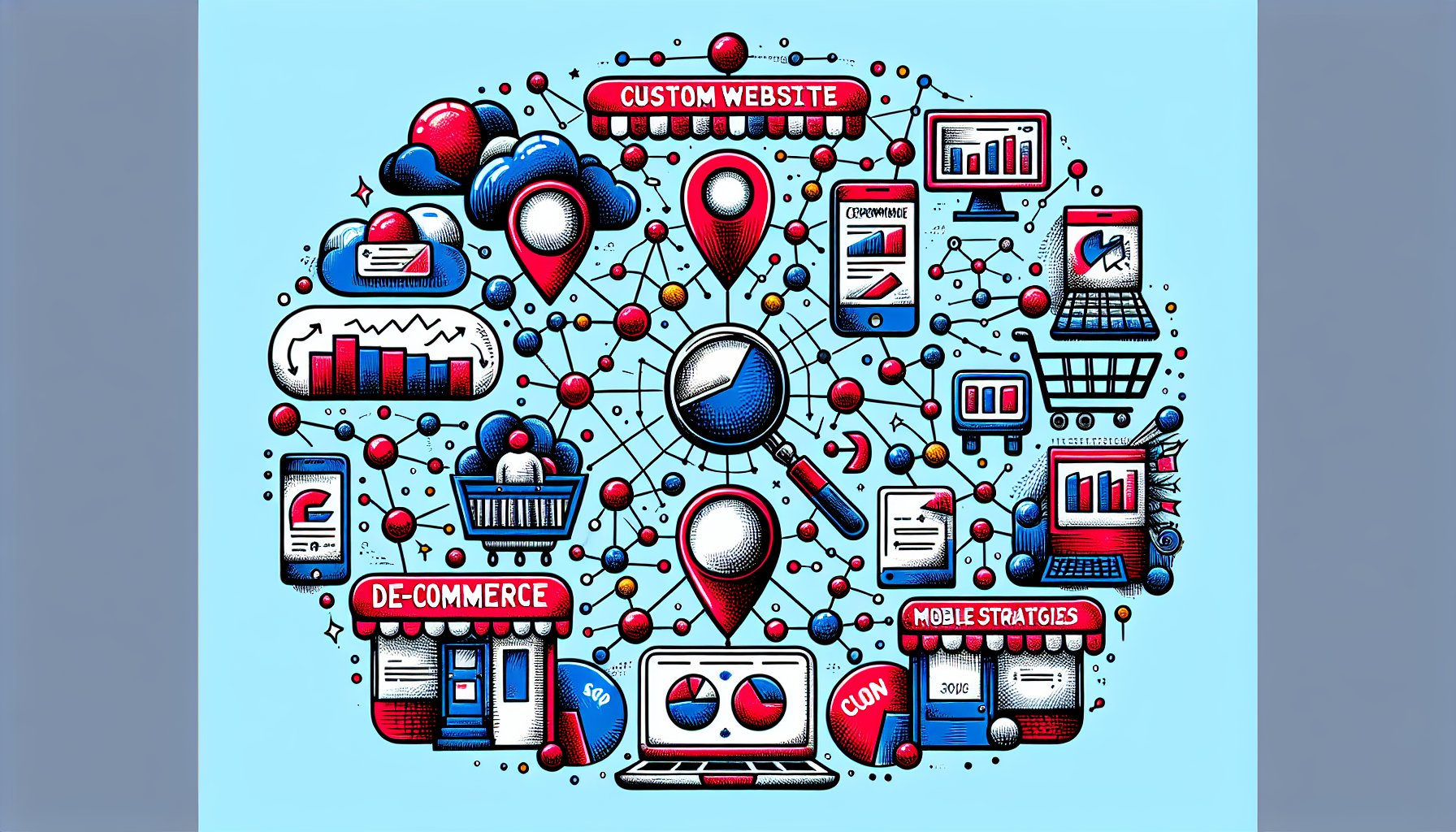 Custom websites enhance e-commerce with personalization, data-driven insights, mobile-first strategies, and SEO optimization.