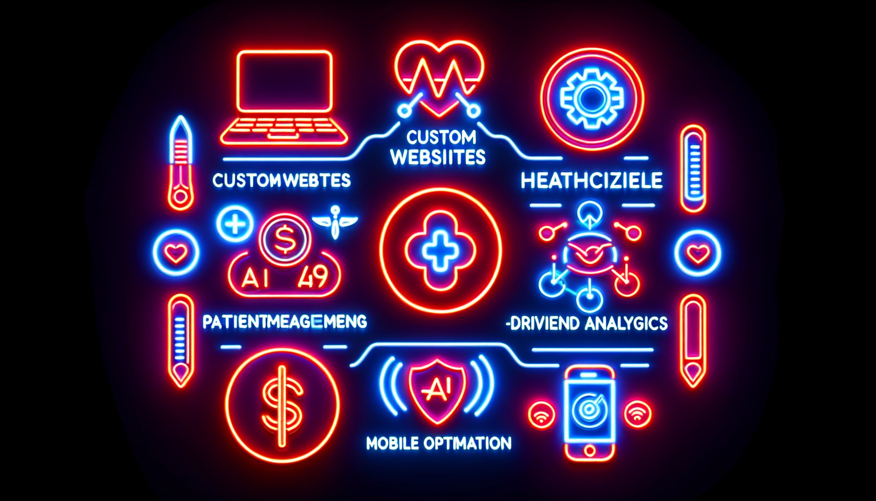 Case studies showcasing custom websites enhancing healthcare marketing and patient engagement with AI-driven analytics and mobile optimization.