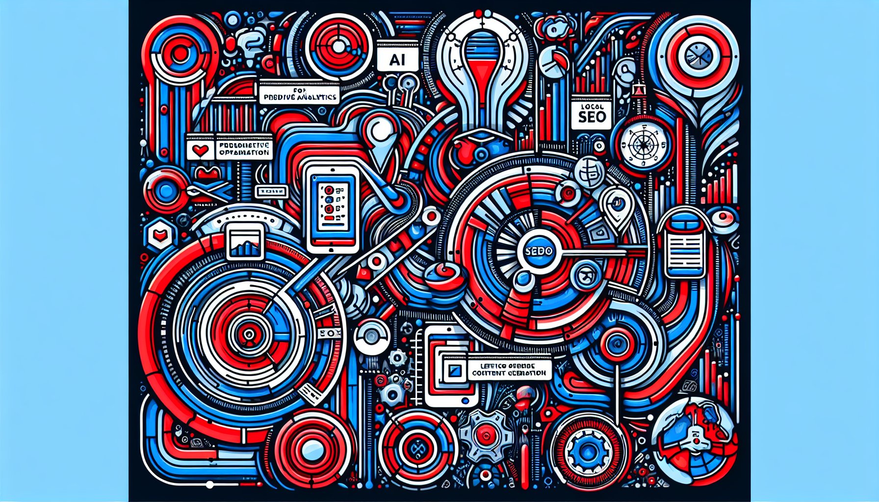 AI enhances SEO in 2025 through predictive analytics, voice search optimization, local SEO, and ethical content creation.