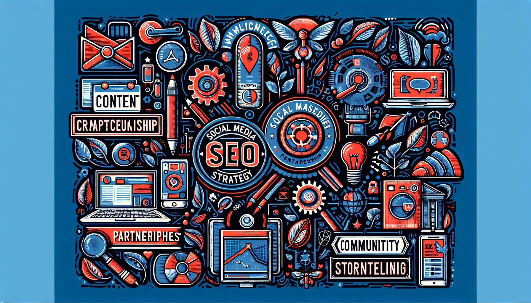 Social media SEO strategy for 2025: leveraging content craftsmanship, influencer partnerships, and community engagement through visual storytelling.