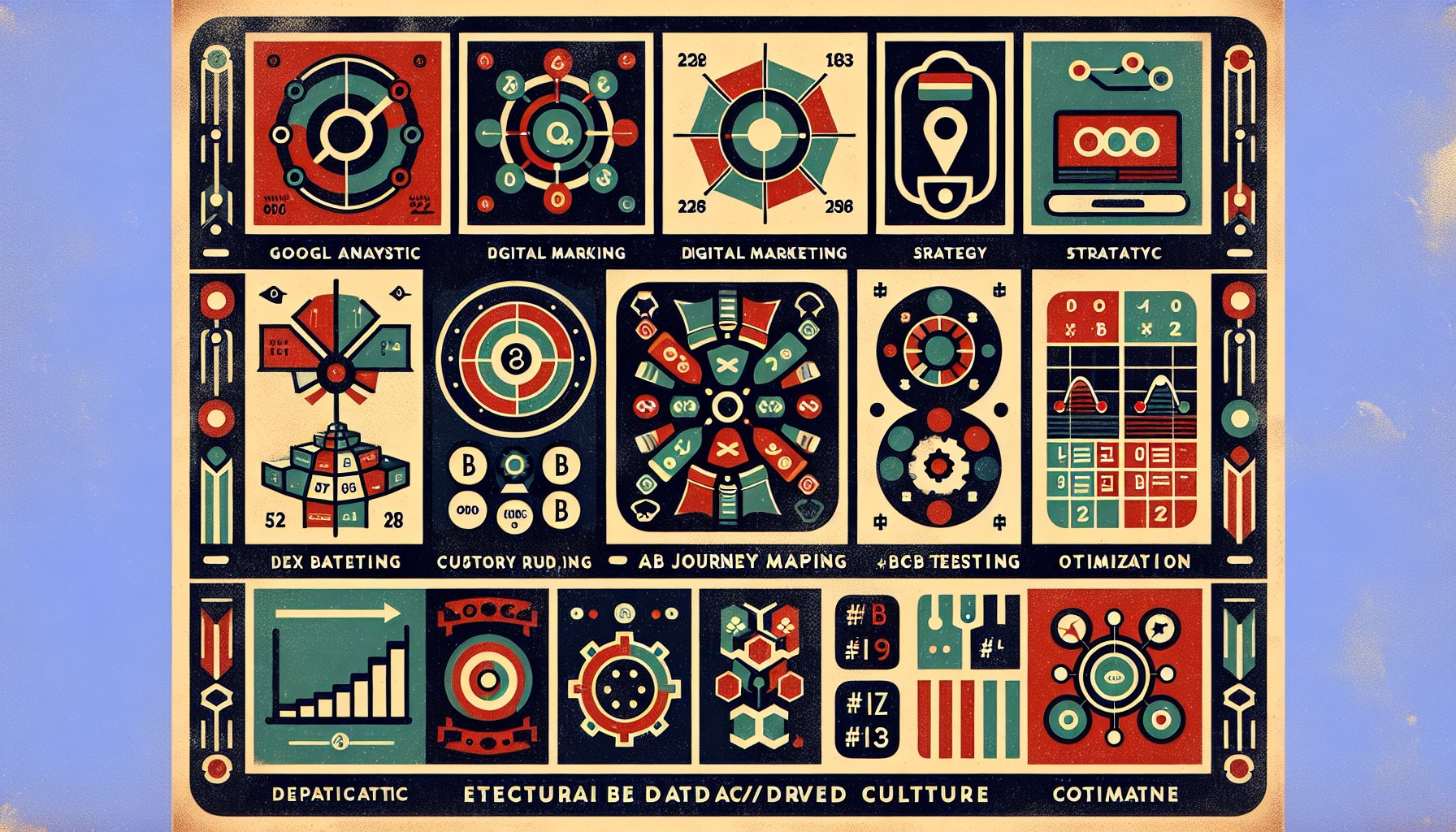 Google Analytics insights for enhancing digital marketing strategy, customer journey mapping, and A/B testing optimization.