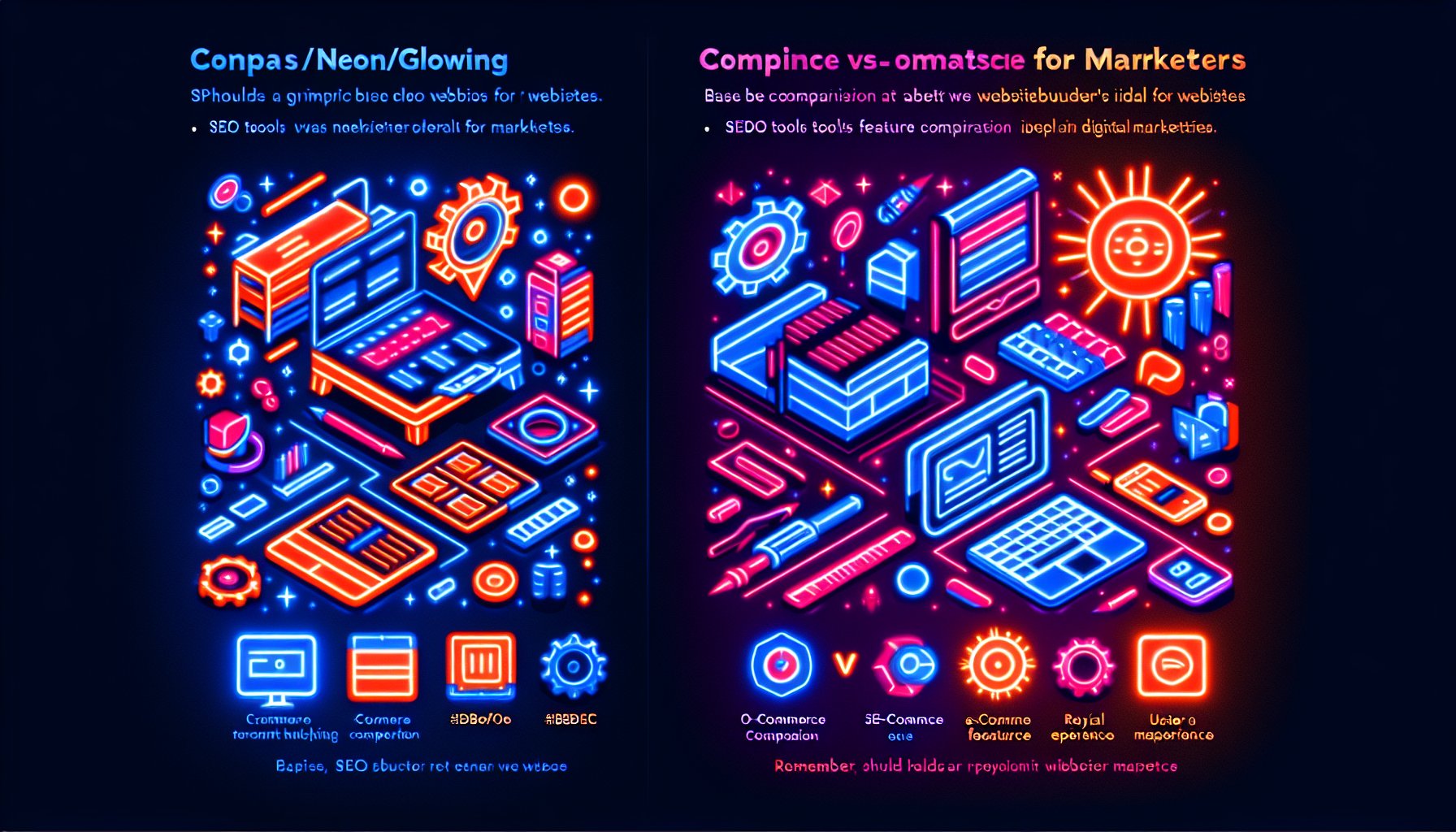 Comparison of Wix vs Squarespace highlighting SEO tools, e-commerce features, and user experience for digital marketers in 2025.