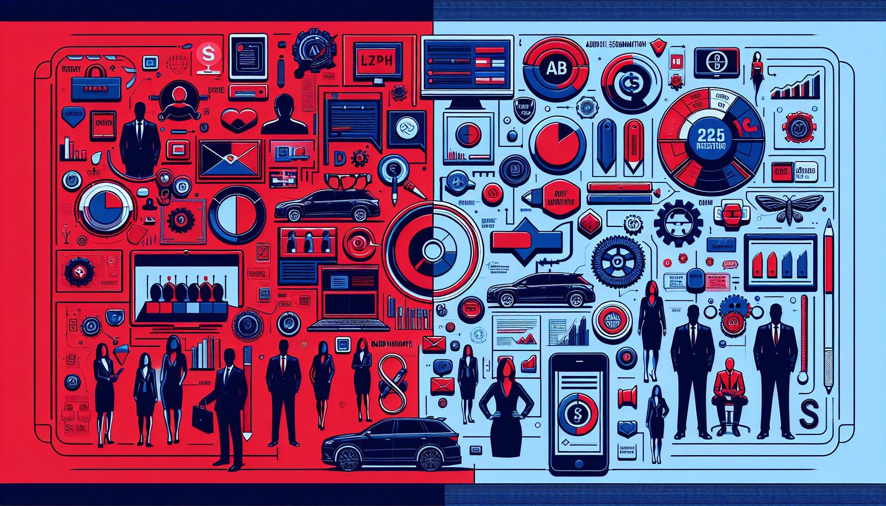 9 steps for a successful digital marketing plan 2025, focusing on audience segmentation, data-driven decisions, brand narrative, and budget strategy.