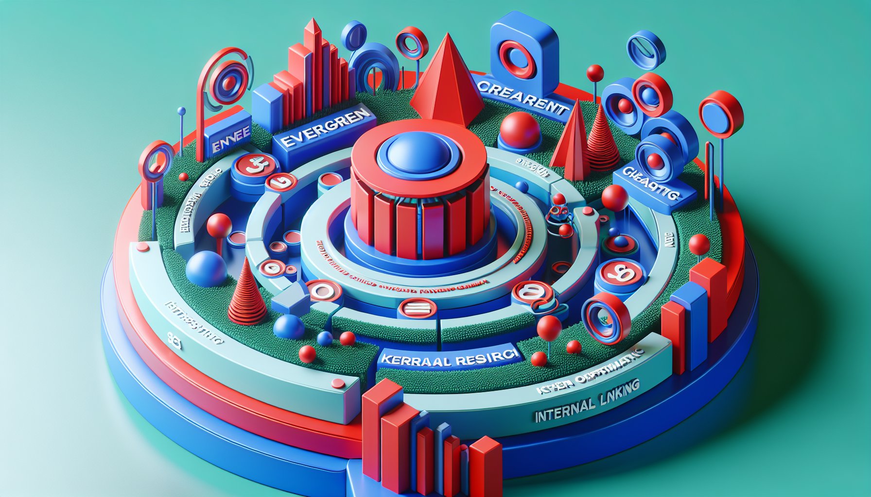 Comprehensive guide on SEO best practices for evergreen content, covering keyword research, internal linking, and optimization.