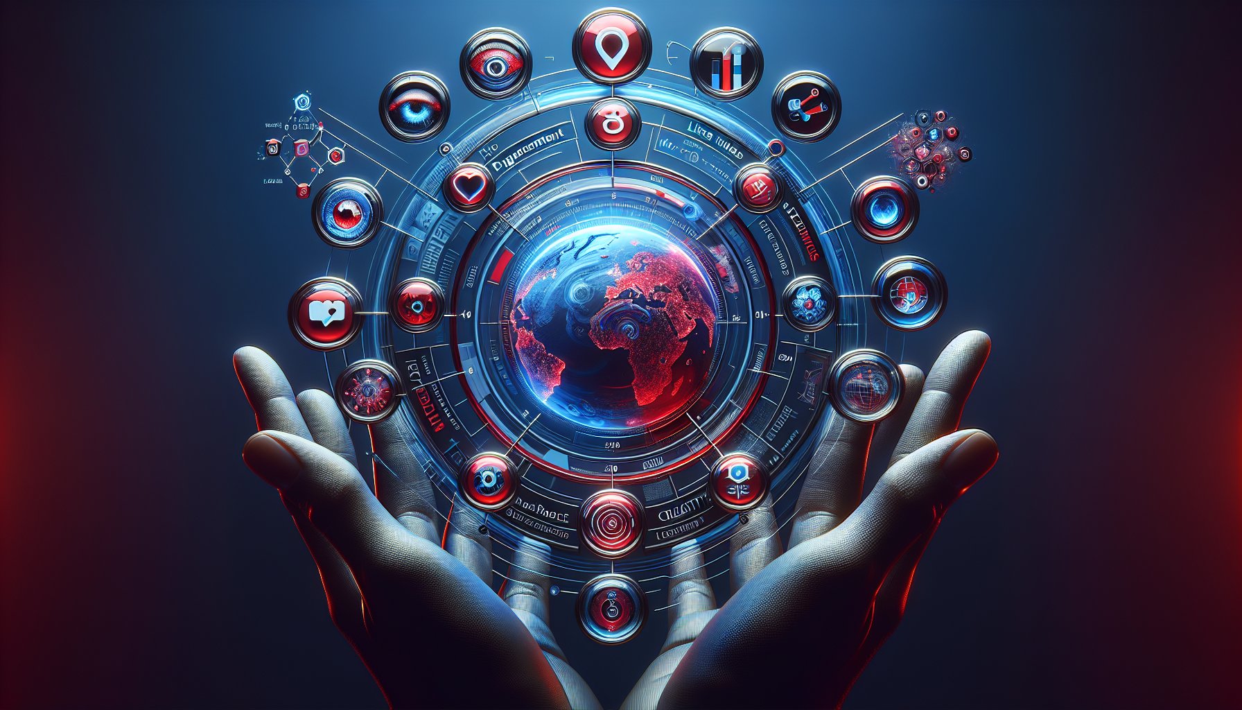 Ultimate guide cover on social media marketing 2025, highlighting engagement, visual content, micro-influencers, and data-driven creativity.