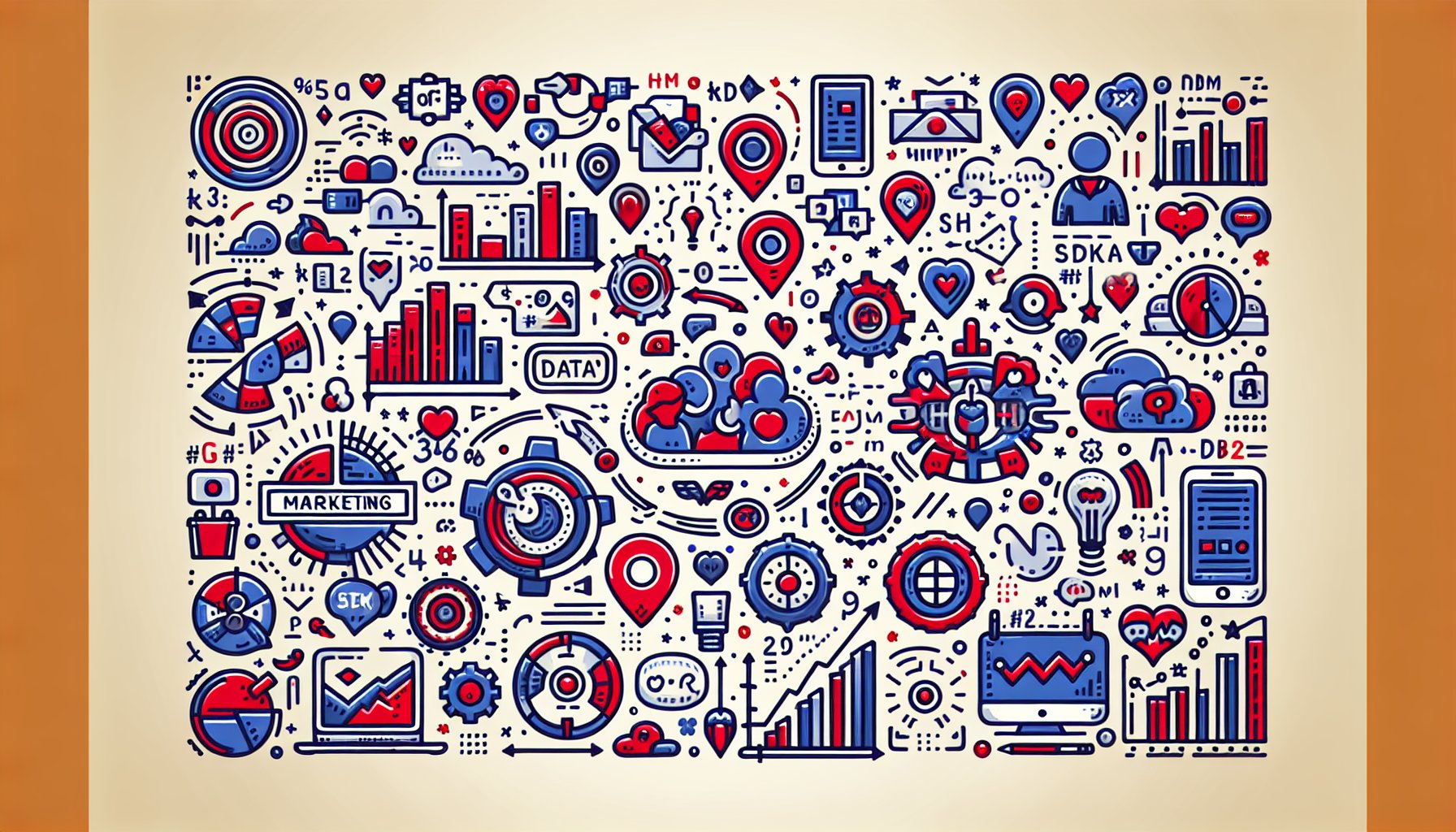 Data analytics driving digital marketing strategies through consumer behavior insights and real-time performance tracking.