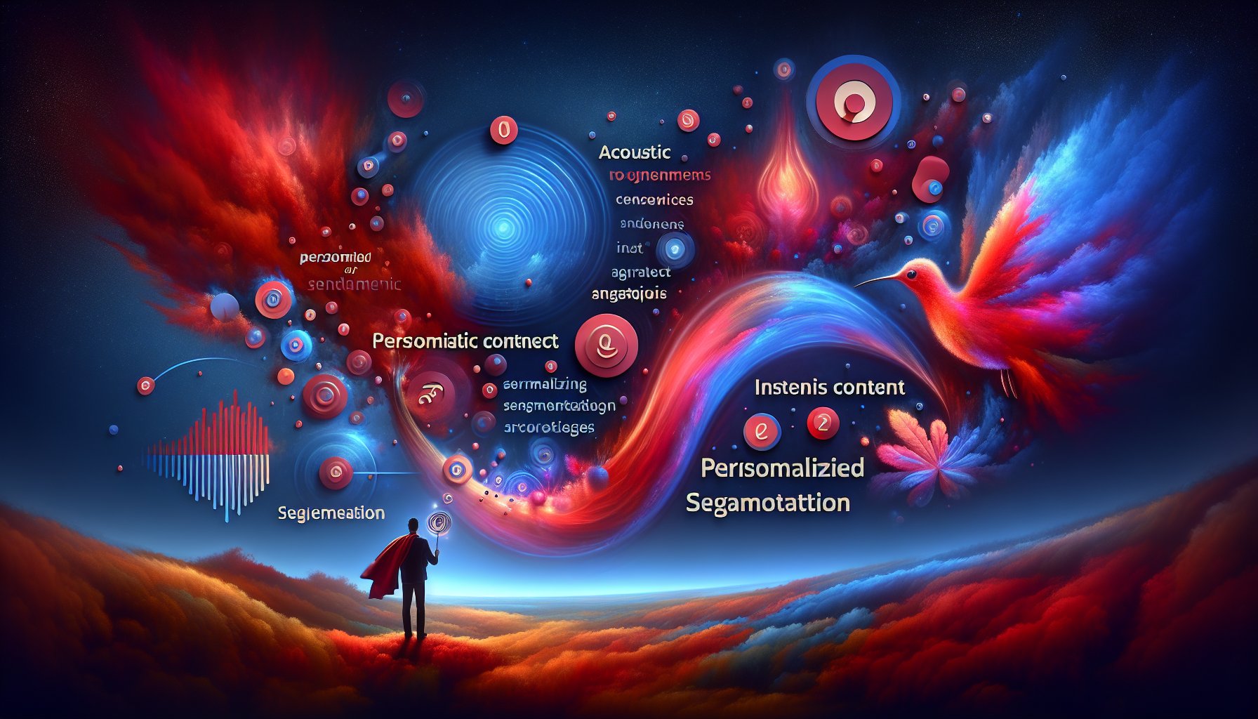 Overview of email marketing services highlighting Acoustic Connect, personalized content, and segmentation strategies for customer engagement.