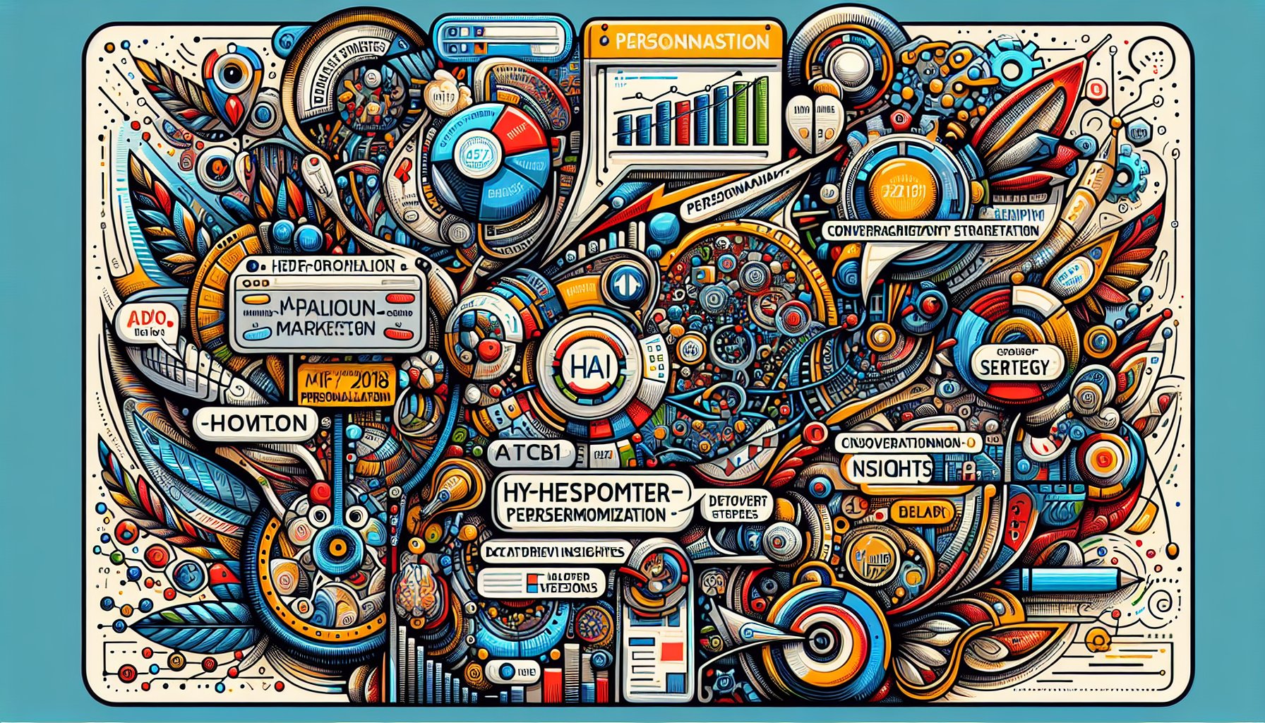 Personalization in digital marketing using data-driven insights and conversational AI for enhanced customer engagement strategies.