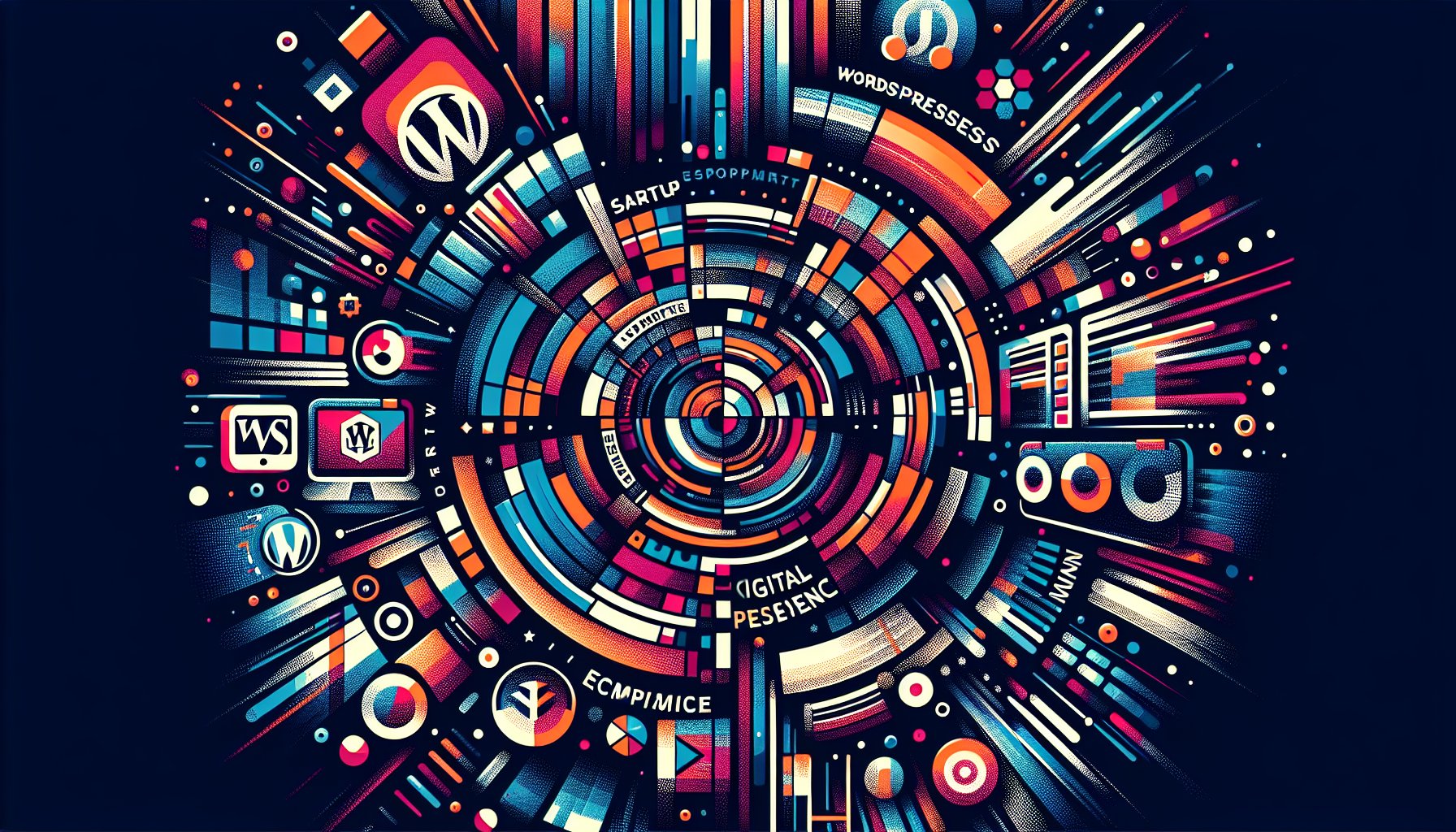 WordPress website development for startups, featuring eCommerce solutions, mobile responsiveness, and SEO optimization.