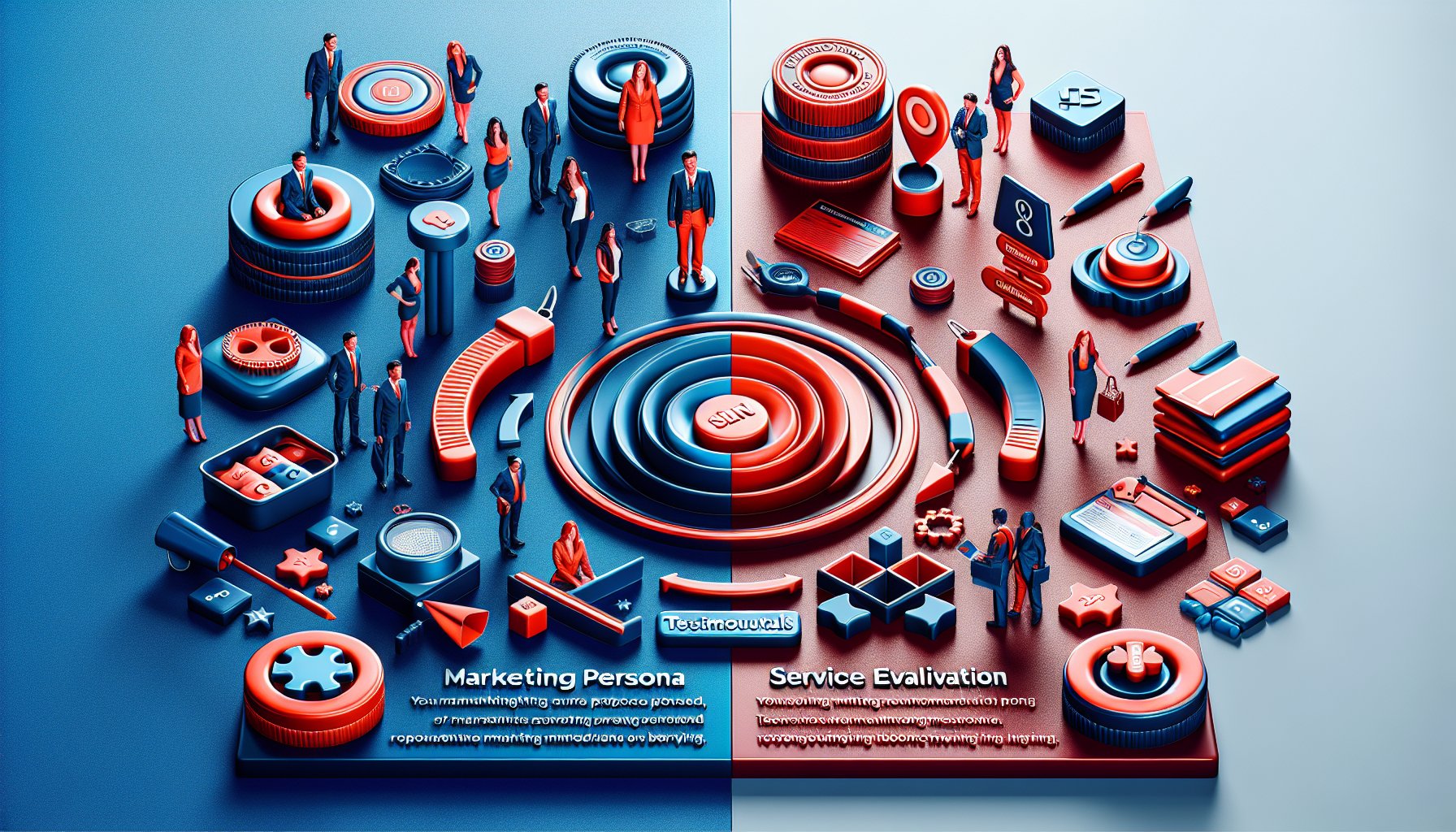 Tips for selecting inbound marketing services, focusing on marketing persona, service evaluation, testimonials, and cultural fit.