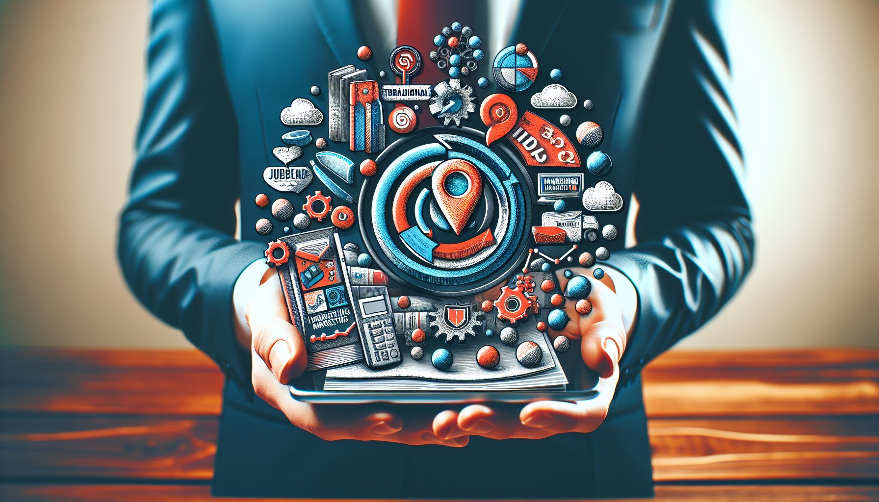 Comparison of inbound marketing services and traditional marketing strategies impacting the consumer journey and data-driven decisions.