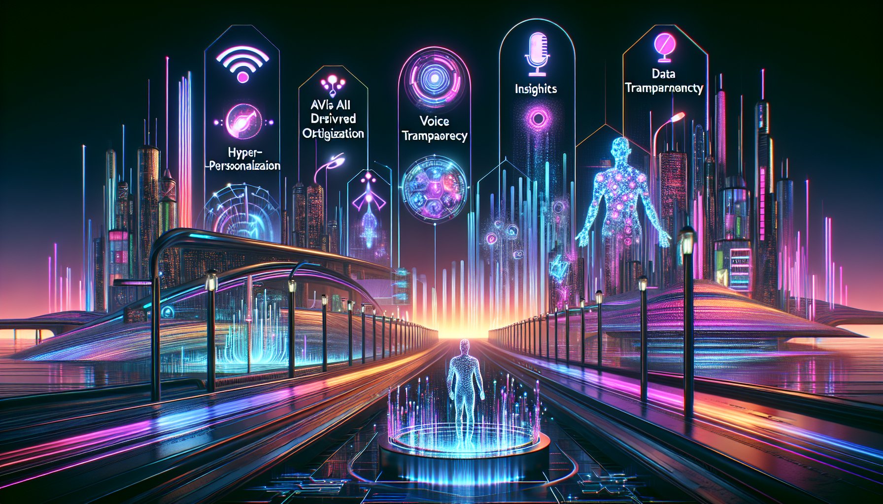 Effective inbound marketing strategy for 2025 featuring hyper-personalization, AI insights, voice search, and data transparency.