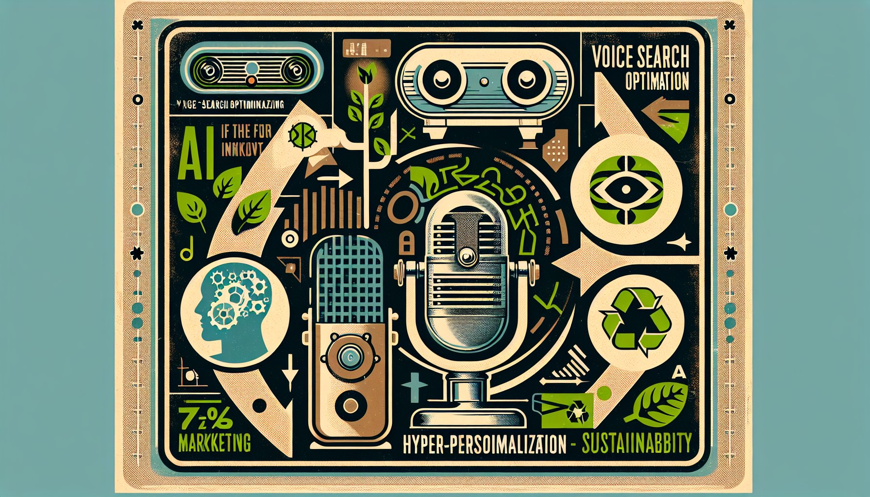 Trends in inbound marketing for 2025: AI, voice search, hyper-personalization, conversational marketing, and sustainable branding.