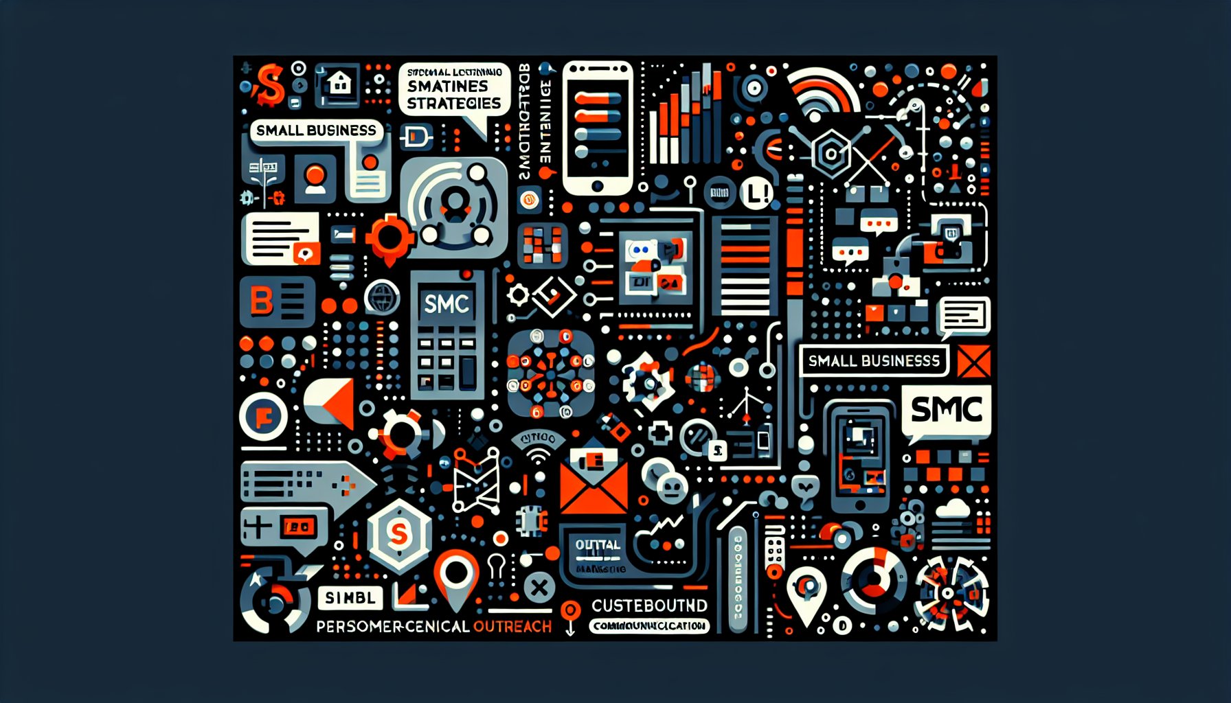 Outbound marketing strategies for small businesses, featuring SMS marketing and personalized customer outreach techniques.
