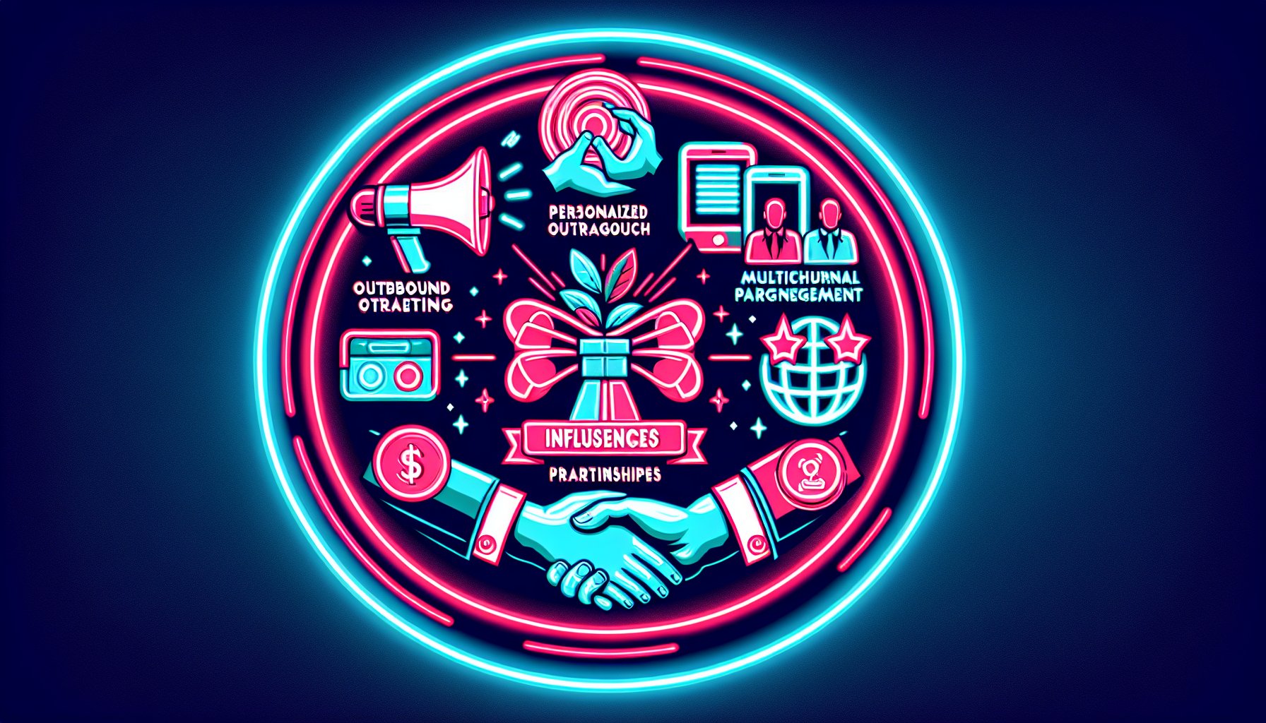 10 outbound marketing strategies for 2025, featuring personalized outreach, multichannel engagement, and influencer partnerships.