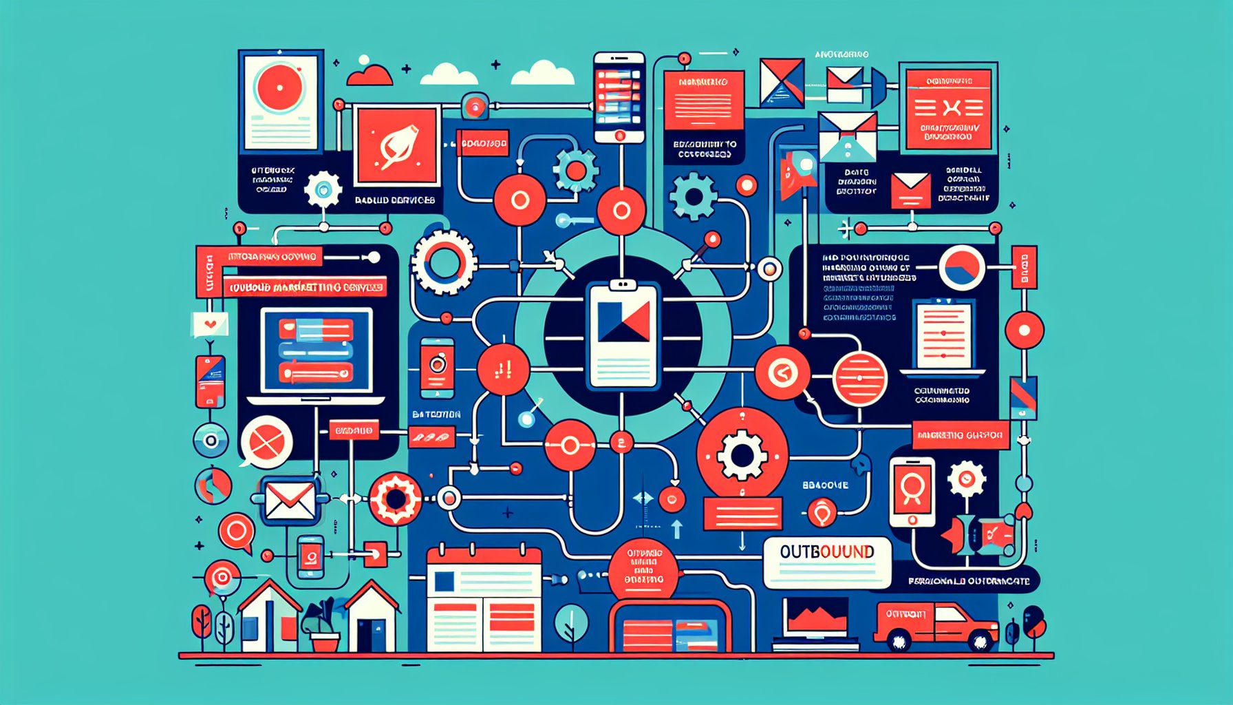 Comprehensive guide on outbound marketing services for small businesses, emphasizing data-driven decisions and personalized outreach.