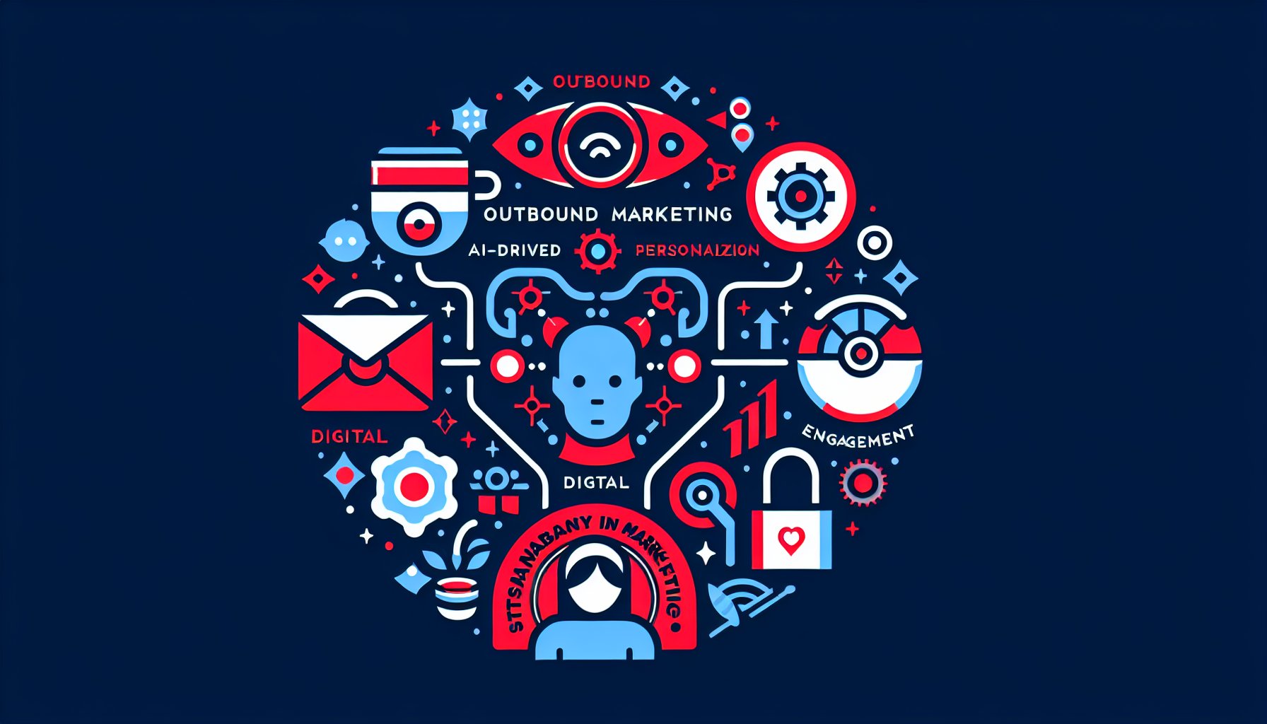 Outbound marketing strategies in 2025 focusing on AI-driven personalization, digital engagement, and sustainable practices.