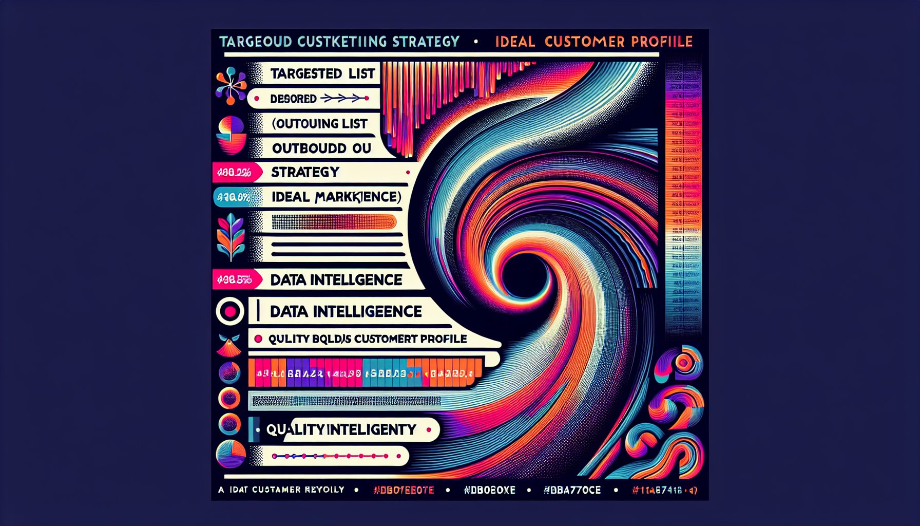 Targeted list creation for outbound marketing, focusing on ideal customer profiles using data intelligence for quality leads.